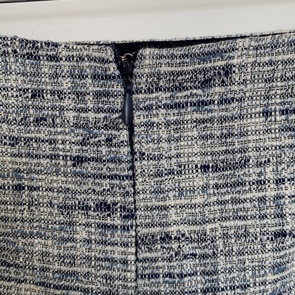 Antonio Melani Women’s Pencil Skirt Blue/Cream 10 - Picture 4 of 6